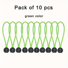 10pcs Ball Bungee Cords Canopy Tarp Tie Down Bungee Balls