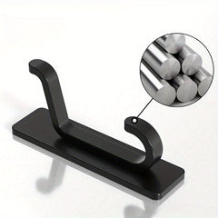 3pcs Adhesive Stainless Steel Hook Wall Mounted Towel Coat Hook