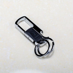 Metal Keychain Keyring Waist Hanging Car Key Chain Pendant Bottle Opener