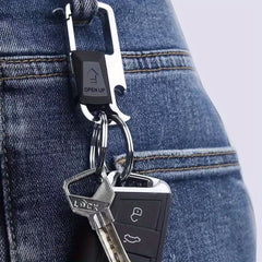 Metal Keychain Keyring Waist Hanging Car Key Chain Pendant Bottle Opener