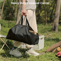 Durable Firewood Storage Bag for Camping Fishing Picnic