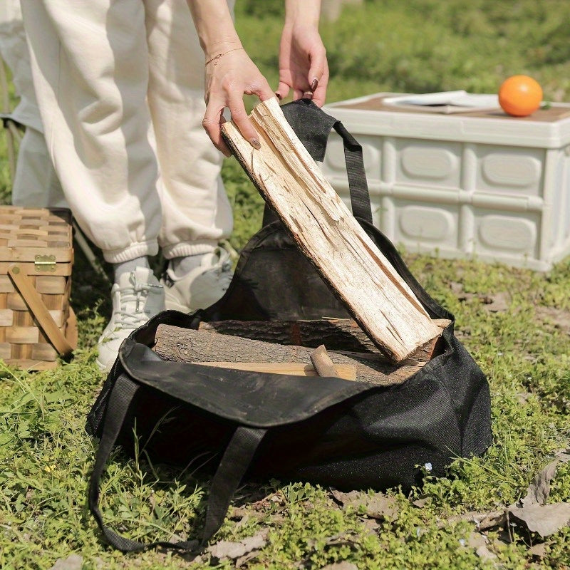 Durable Firewood Storage Bag for Camping Fishing Picnic