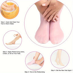 Silicone Socks Moisturizing Foot Skin Softener