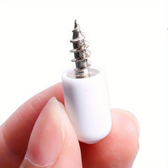 Self Tapping Screw with Rubber Sleeve for Wardrobe Cabinet Glass Support