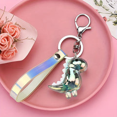 Colorful Dinosaur Key Chain Bag Ornament Car Key Chain Holiday Children's