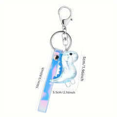 Colorful Dinosaur Key Chain Bag Ornament Car Key Chain Holiday Children's