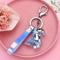 Colorful Dinosaur Key Chain Bag Ornament Car Key Chain Holiday Children's