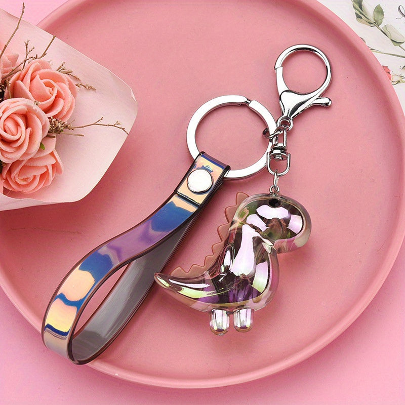 Colorful Dinosaur Key Chain Bag Ornament Car Key Chain Holiday Children's