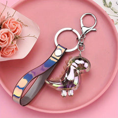 Colorful Dinosaur Key Chain Bag Ornament Car Key Chain Holiday Children's