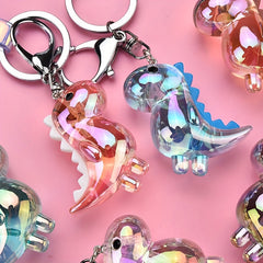 Colorful Dinosaur Key Chain Bag Ornament Car Key Chain Holiday Children's