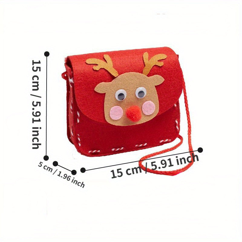 Christmas DIY Deer Backpack Holiday Decoration Gift Bag