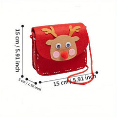 Christmas DIY Deer Backpack Holiday Decoration Gift Bag