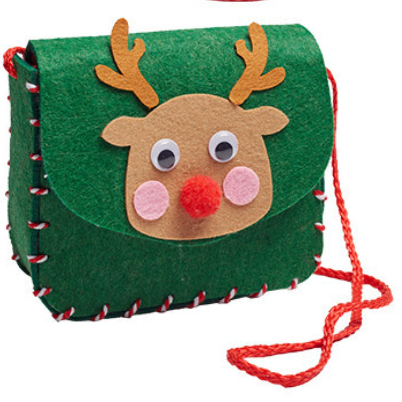 Christmas DIY Deer Backpack Holiday Decoration Gift Bag