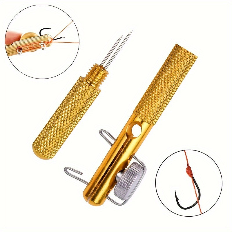 Metal Fishing Hook Knotting Tool Carp Fishing Accessory