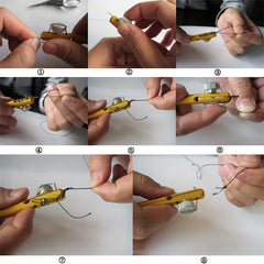 Metal Fishing Hook Knotting Tool Carp Fishing Accessory