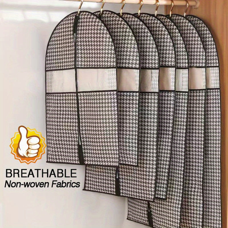 Large Capacity Suit Dust Cover Bag With Window Household Storage Organizer