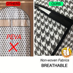Large Capacity Suit Dust Cover Bag With Window Household Storage Organizer