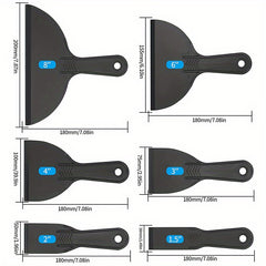 6pcs Putty Spatula Cleaning Wall Caulking Small Scraper
