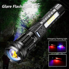 USB Rechargeable Powerful Flashlight for Outdoor Activities