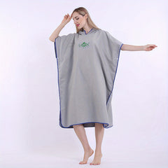 Beach Changing Robe Surf Beach Poncho Lightweight Wetsuit Quick Drying