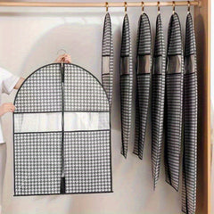 1pc Suit Dust Cover Bags With Window Hanging Clothes Storage Bags