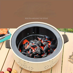 Portable Charcoal Tea Stove Outdoor Camping BBQ Grill