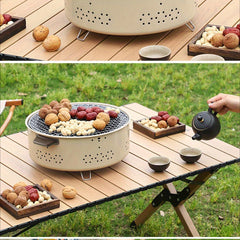 Portable Charcoal Tea Stove Outdoor Camping BBQ Grill