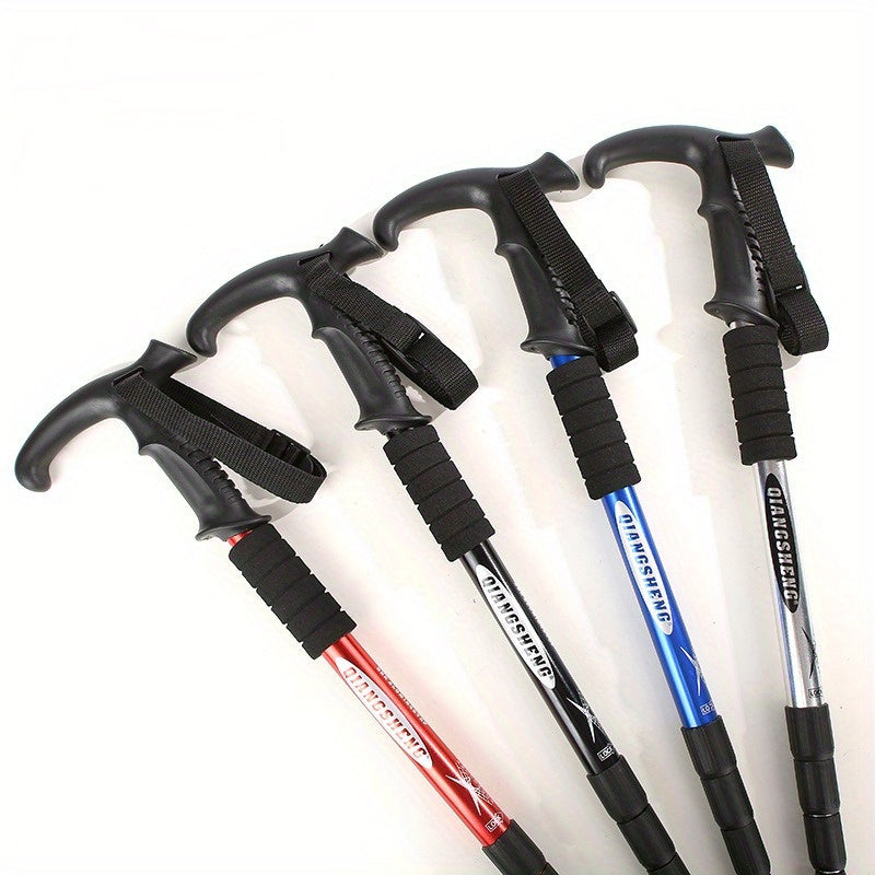 Telescopic Mountain Climbing Cane Aluminum Alloy