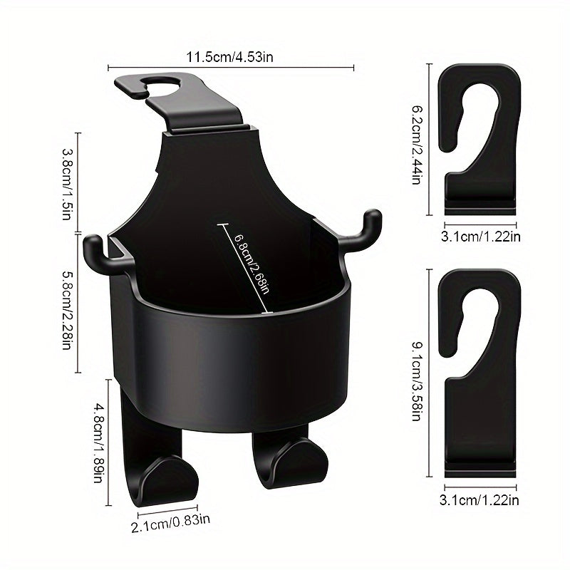 Car Seat Hanging Cup Holder with Hooks Car Water Bottle Holder Car Accessories