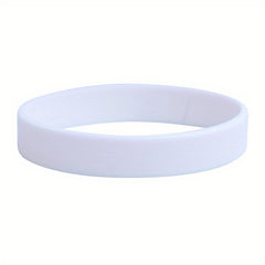 5 Pcs Silicone Bracelet Solid Team Basketball Sports Wristband