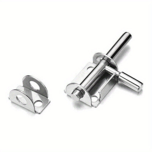 2pcs Stainless Steel Barrel Bolt Sliding Lock Safety Garden Gate Shed Door Latch