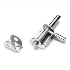 2pcs Stainless Steel Barrel Bolt Sliding Lock Safety Garden Gate Shed Door Latch