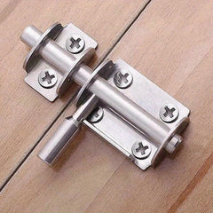 2pcs Stainless Steel Barrel Bolt Sliding Lock Safety Garden Gate Shed Door Latch