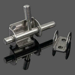 2pcs Stainless Steel Barrel Bolt Sliding Lock Safety Garden Gate Shed Door Latch