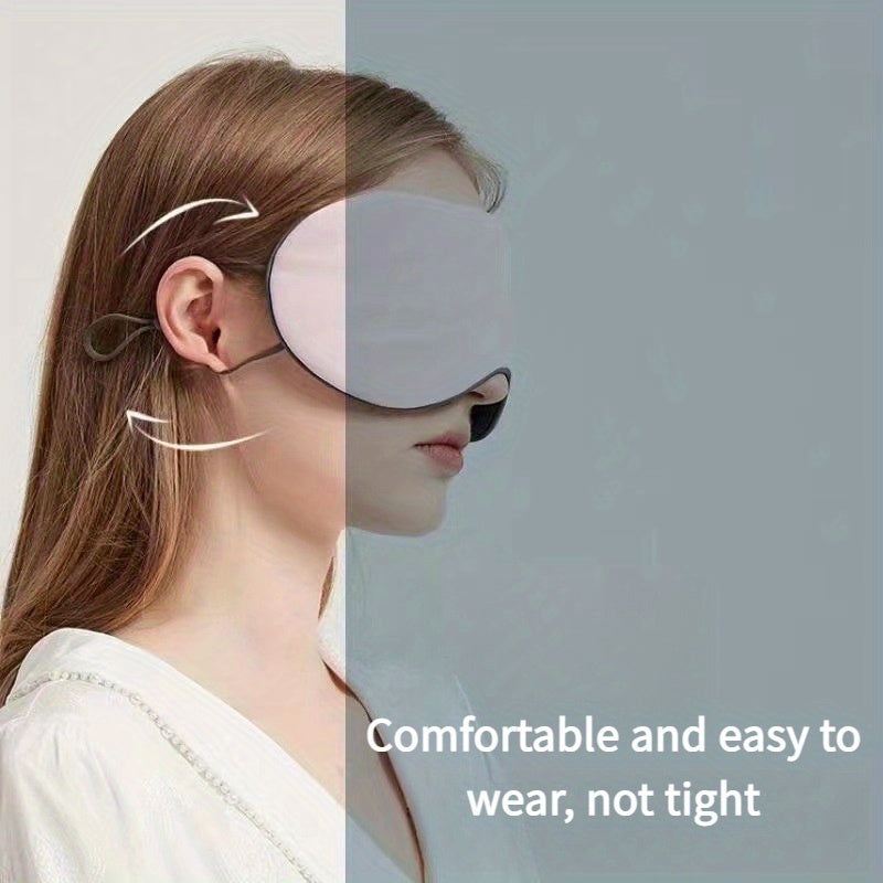 Adjustable Double Sided Sleeping Eye Mask Blackout Blindfold