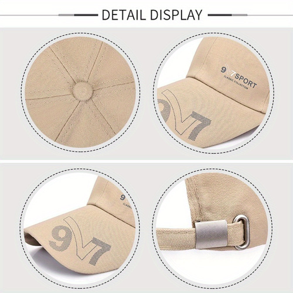 Canvas Baseball Cap Breathable Sun Hat Outdoor Sports Cap