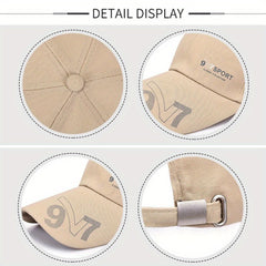 Canvas Baseball Cap Breathable Sun Hat Outdoor Sports Cap