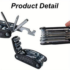 16-In-1 Bike Tool Set Portable Socket Wrench Screwdriver Repair Kit