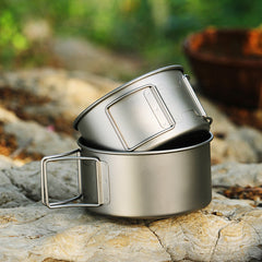 Titanium Camping Bowl Lightweight Bowl for Picnic