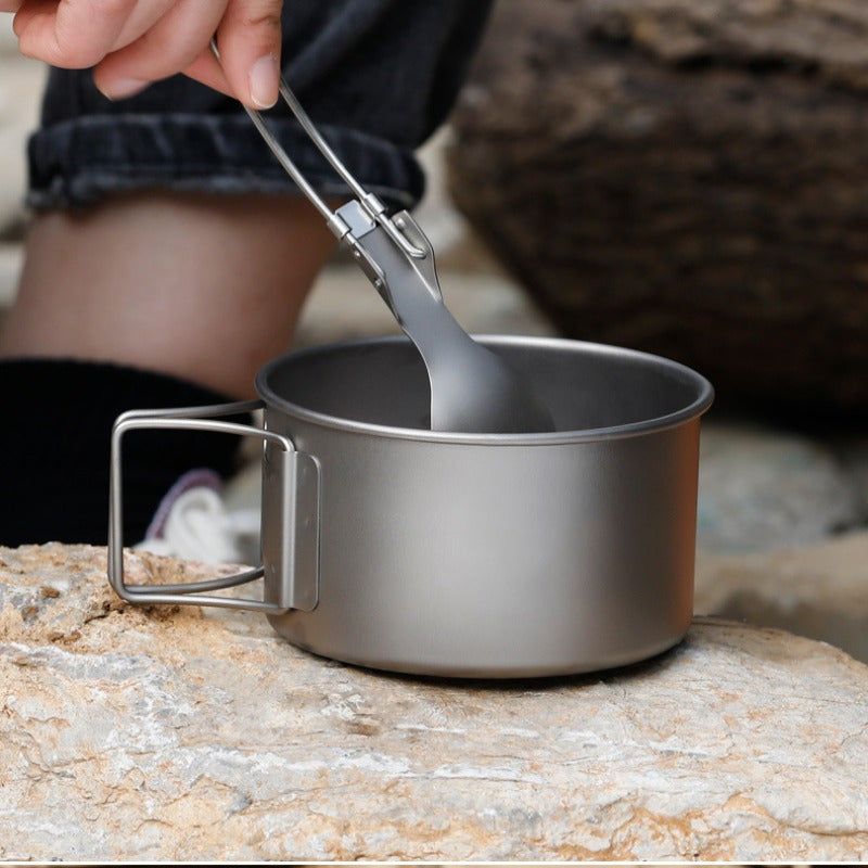 Titanium Camping Bowl Lightweight Bowl for Picnic