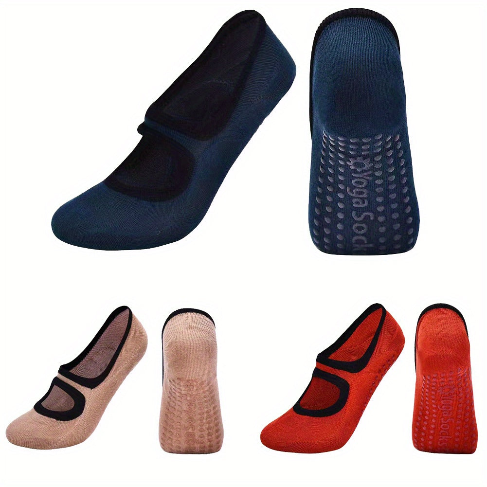 Yoga Socks With Grips Women's Sports Dance Pilates Barre Ballet Socks