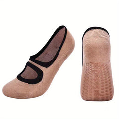 Yoga Socks With Grips Women's Sports Dance Pilates Barre Ballet Socks
