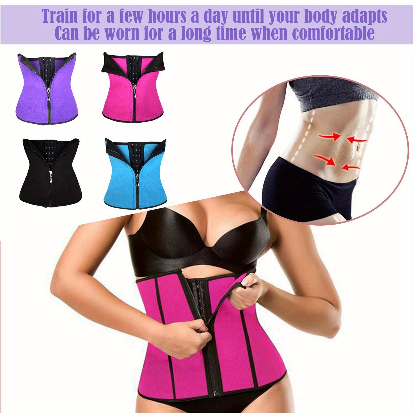 Tummy Control Waist Trainer Fitness Belt