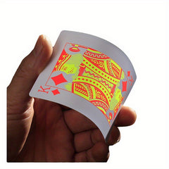 Fluorescent Waterproof Playing Cards for Family Game Night and Parties