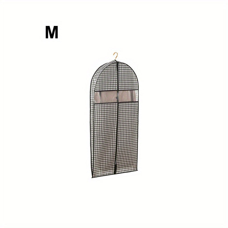 1pc Suit Dust Cover Bag With Window Hanging Clothes Storage Bags