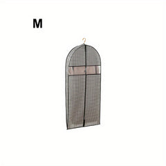 1pc Suit Dust Cover Bag With Window Hanging Clothes Storage Bags