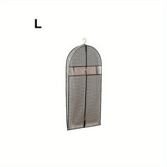 1pc Suit Dust Cover Bag With Window Hanging Clothes Storage Bags