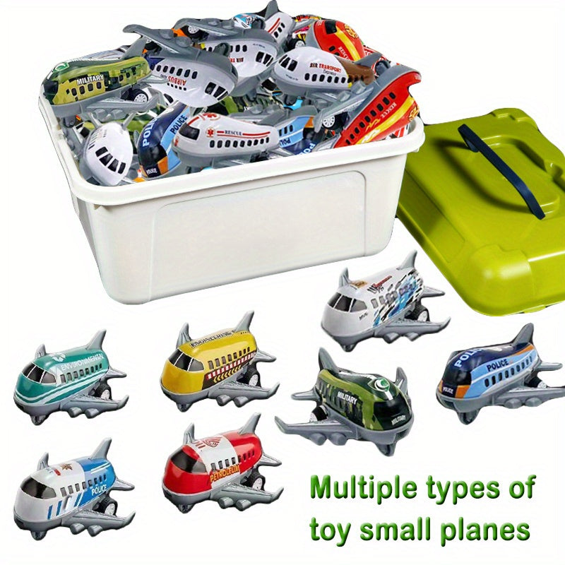 Alloy Pull back Simulation Passenger Aircraft Toy