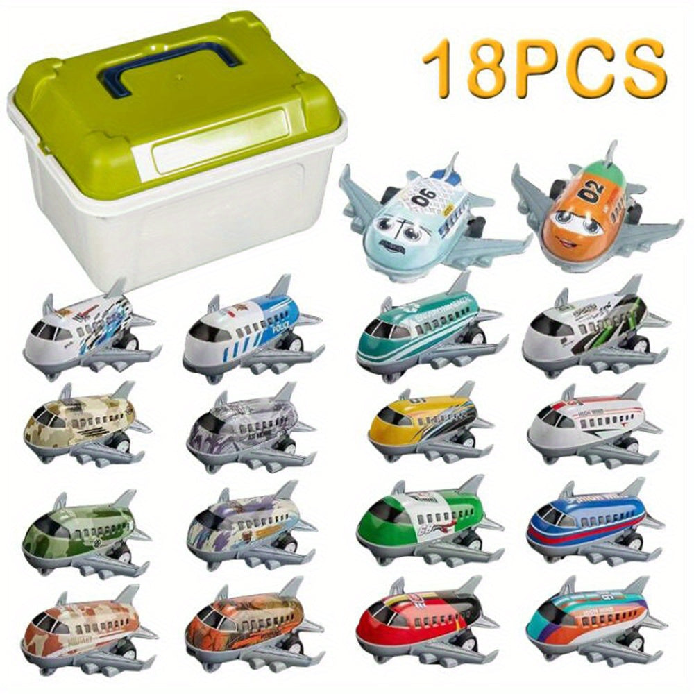 Alloy Pull back Simulation Passenger Aircraft Toy