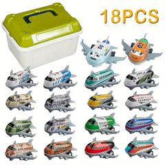 Alloy Pull back Simulation Passenger Aircraft Toy